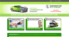Desktop Screenshot of kostenloseautoverschrottung.de
